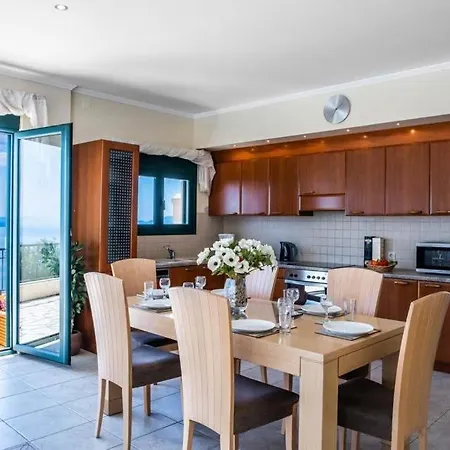 Apolysoi Sleeps 8 Air Con Wifi Villa Nisaki (Corfu)